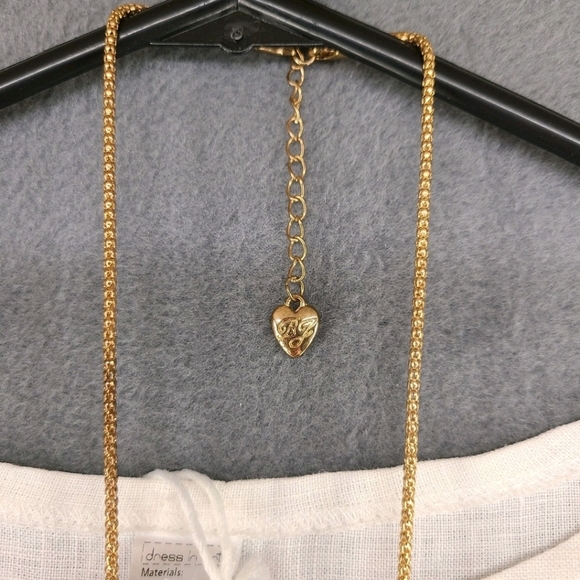 NWT DRESS IN ART Linen Women Sheep Lavender Dress Necklace Boho Eclectic Farm - Picture 7 of 12